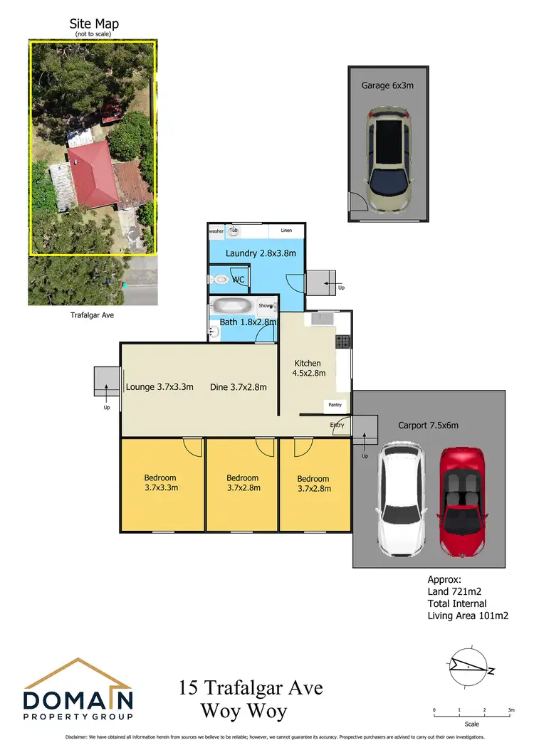 Floorplan of Homely house listing, 15 Trafalgar Avenue, Woy Woy NSW 2256