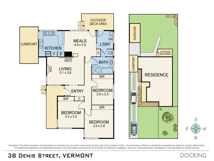 Floorplan of Homely house listing, 38 Denis Street, Vermont VIC 3133