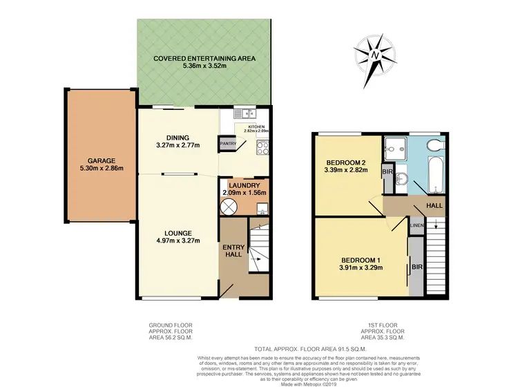 Floorplan of Homely townhouse listing, 3/1 Hardie Street, Corrimal NSW 2518