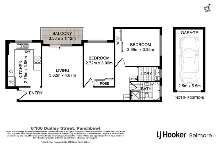 Floorplan of Homely apartment listing, 8/106 Dudley Street, Punchbowl NSW 2196