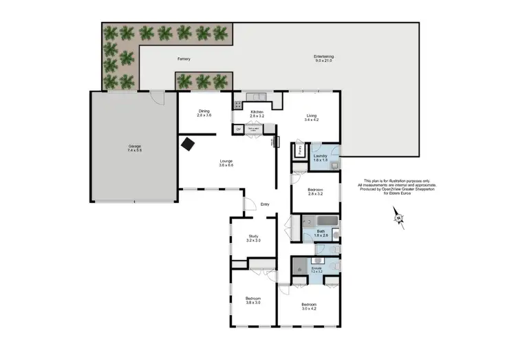 Floorplan of Homely house listing, 55 Hurt Street, Violet Town VIC 3669
