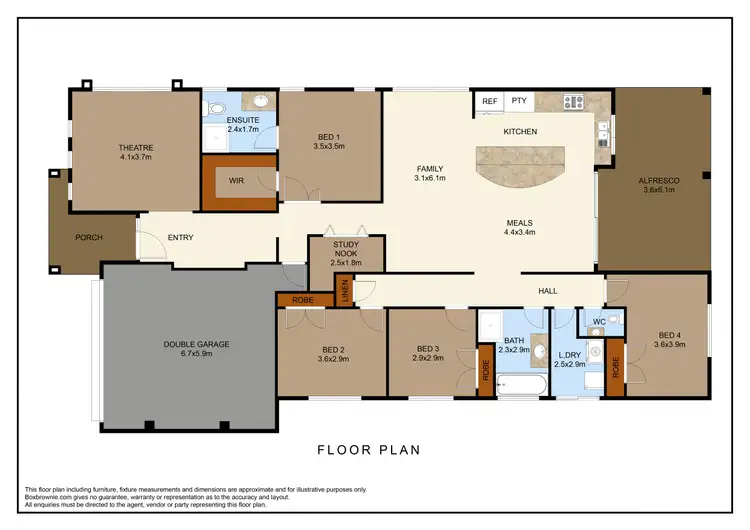 Floorplan of Homely house listing, 7 Starfire Avenue, Middleton Grange NSW 2171