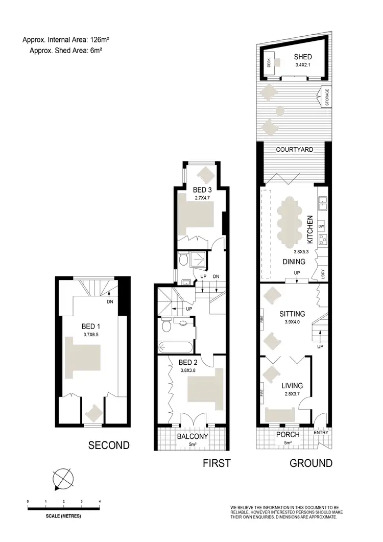 Floorplan of Homely terrace listing, 34A Surrey Street, Darlinghurst NSW 2010