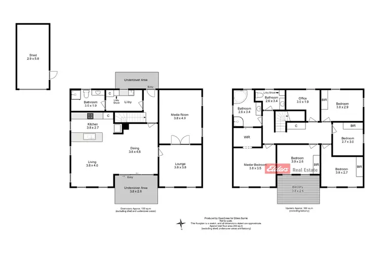 Floorplan of Homely house listing, 45 Manuka Drive, Romaine TAS 7320