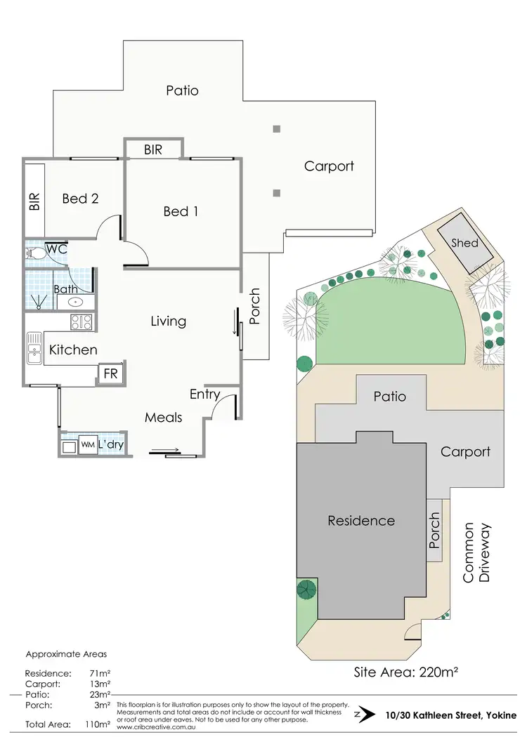 Floorplan of Homely house listing, 10/30 Kathleen Street, Yokine WA 6060