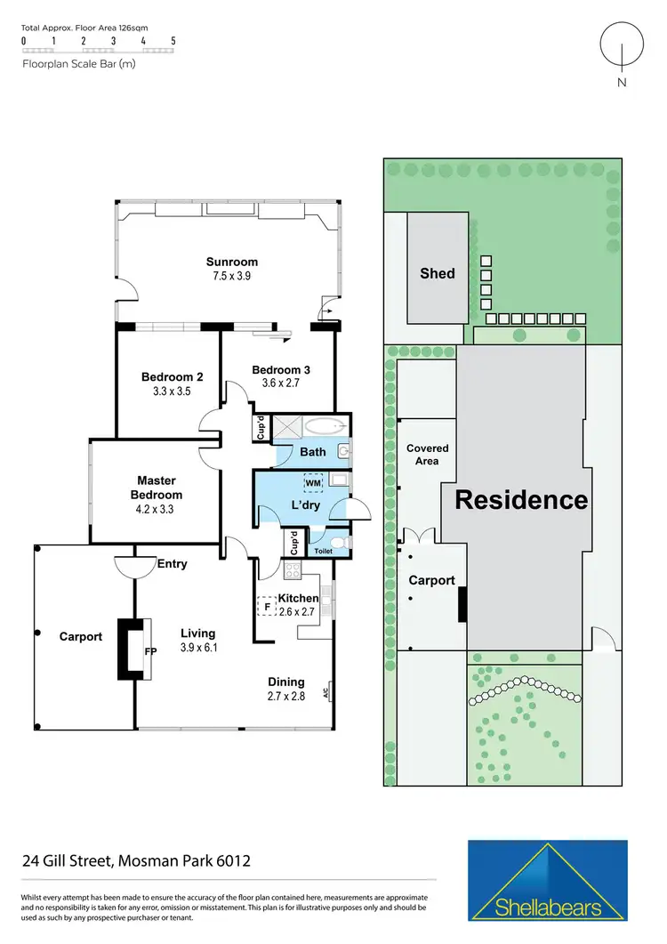Floorplan of Homely house listing, 24 Gill Street, Mosman Park WA 6012