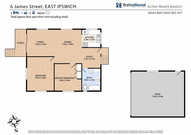 Floorplan of Homely house listing, 6 James Street, East Ipswich QLD 4305