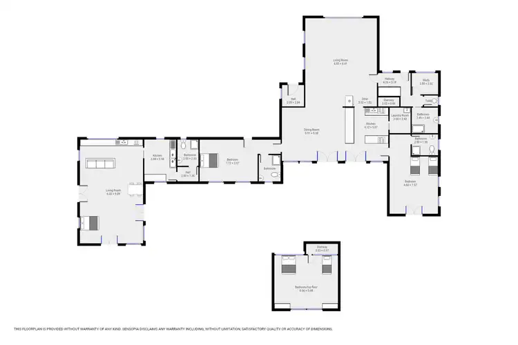 Floorplan of Homely rural property listing, 41 MT ZERO ROAD, Laharum VIC 3401