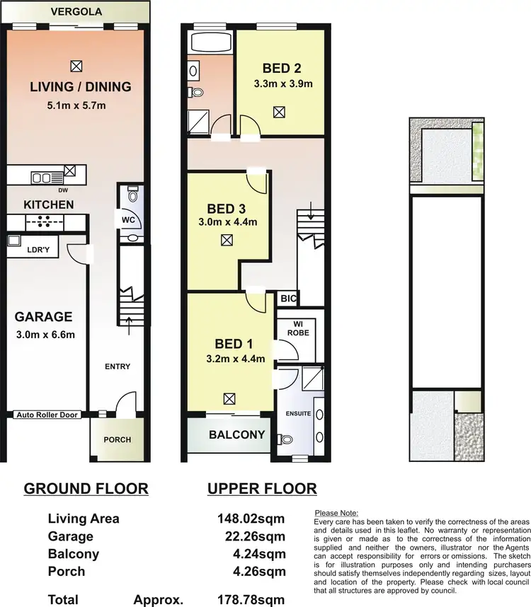 Floorplan of Homely townhouse listing, 27 Franklin Avenue, Mawson Lakes SA 5095