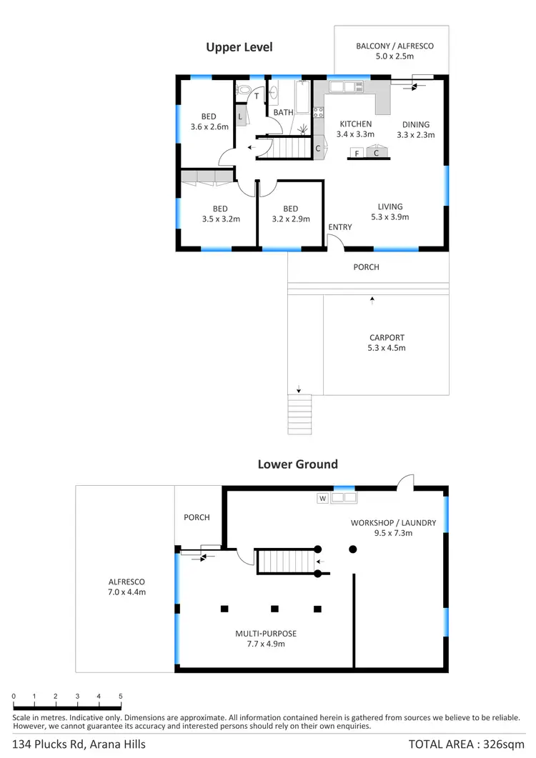 Floorplan of Homely house listing, 134 Plucks Road, Arana Hills QLD 4054
