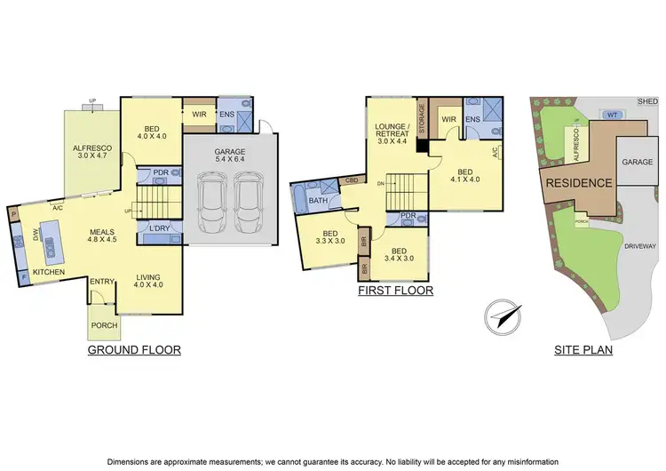 Floorplan of Homely townhouse listing, 1/10 Pinnacle Avenue, Ferntree Gully VIC 3156