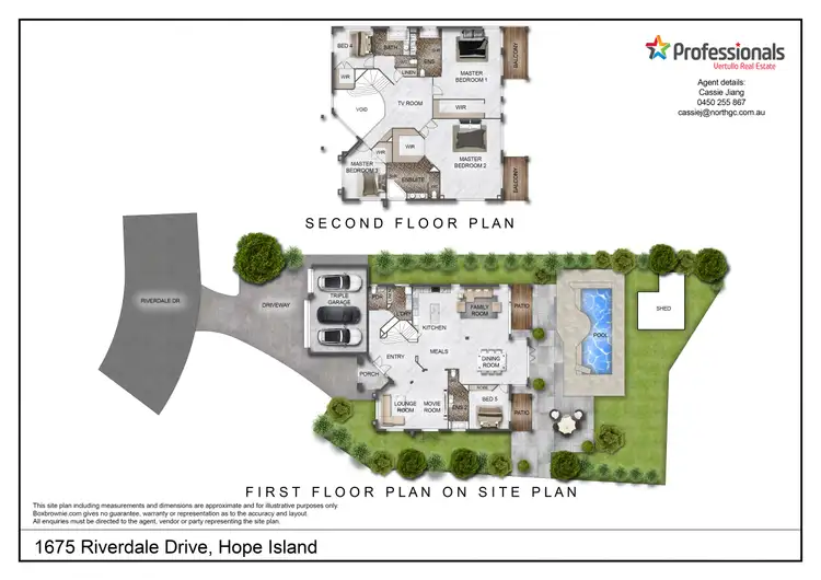 Floorplan of Homely house listing, 1675 Riverdale Drive, Hope Island QLD 4212