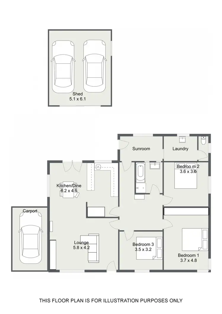 Floorplan of Homely house listing, 4 SECOND AVENUE, Naracoorte SA 5271