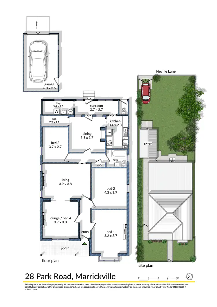 Floorplan of Homely house listing, 28 Park Road, Marrickville NSW 2204