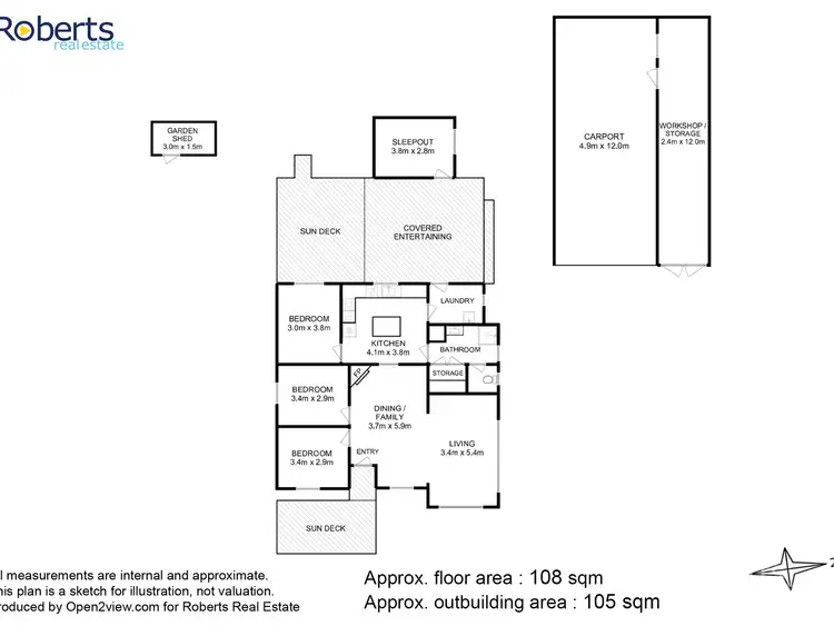 Floorplan of Homely house listing, 6 Lovett Street, Bicheno TAS 7215
