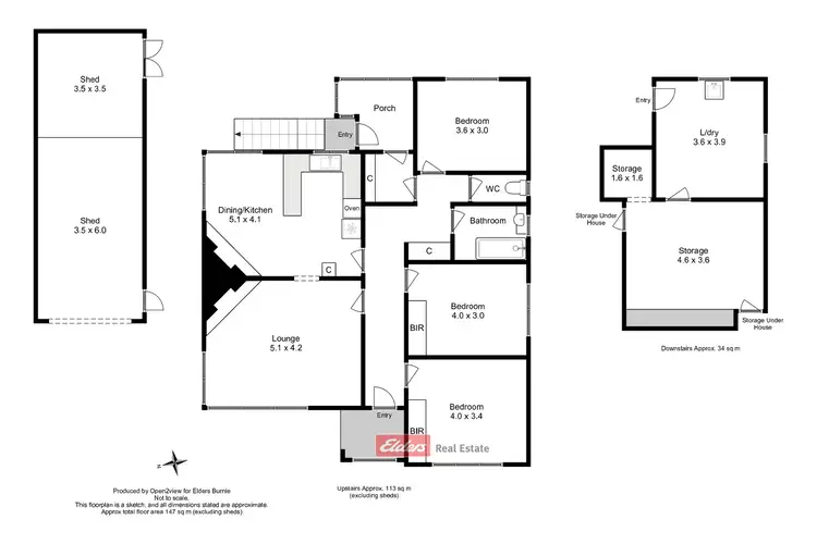 Floorplan of Homely house listing, 243 Mount Street, Upper Burnie TAS 7320
