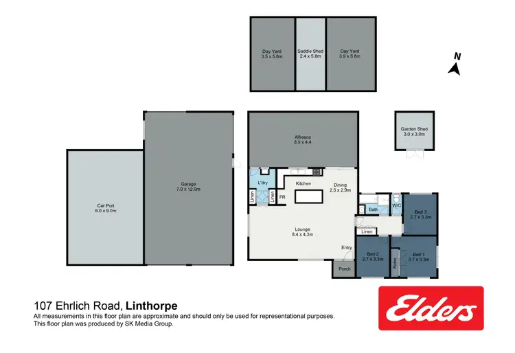 Floorplan of Homely rural property listing, 107 Ehrlich Road, Linthorpe QLD 4356