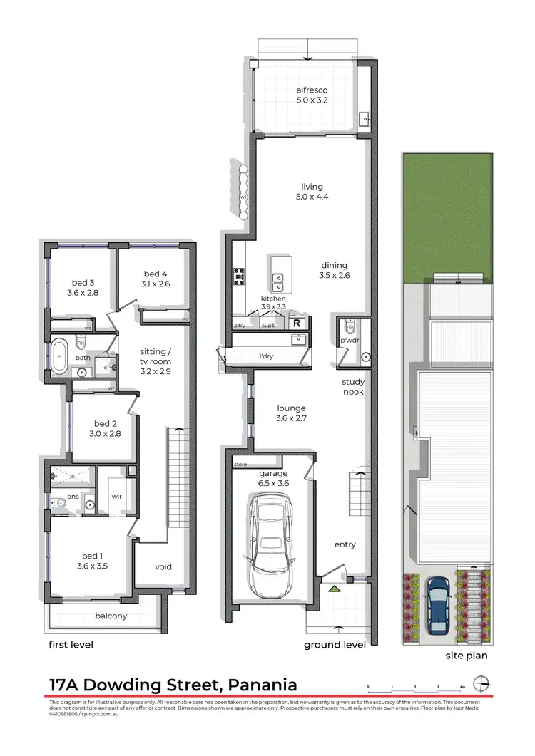Floorplan of Homely house listing, 17a Dowding Street, Panania NSW 2213