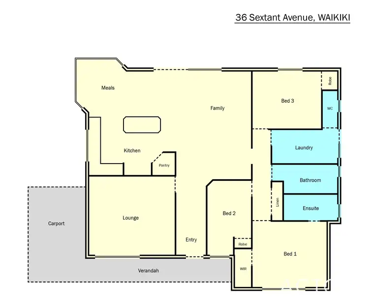 Floorplan of Homely house listing, 36 Sextant Avenue, Waikiki WA 6169