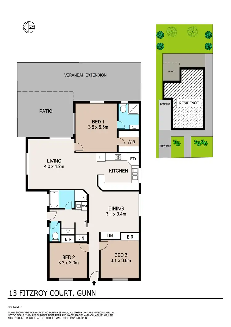 Floorplan of Homely house listing, 13 Fitzroy Court, Gunn NT 832