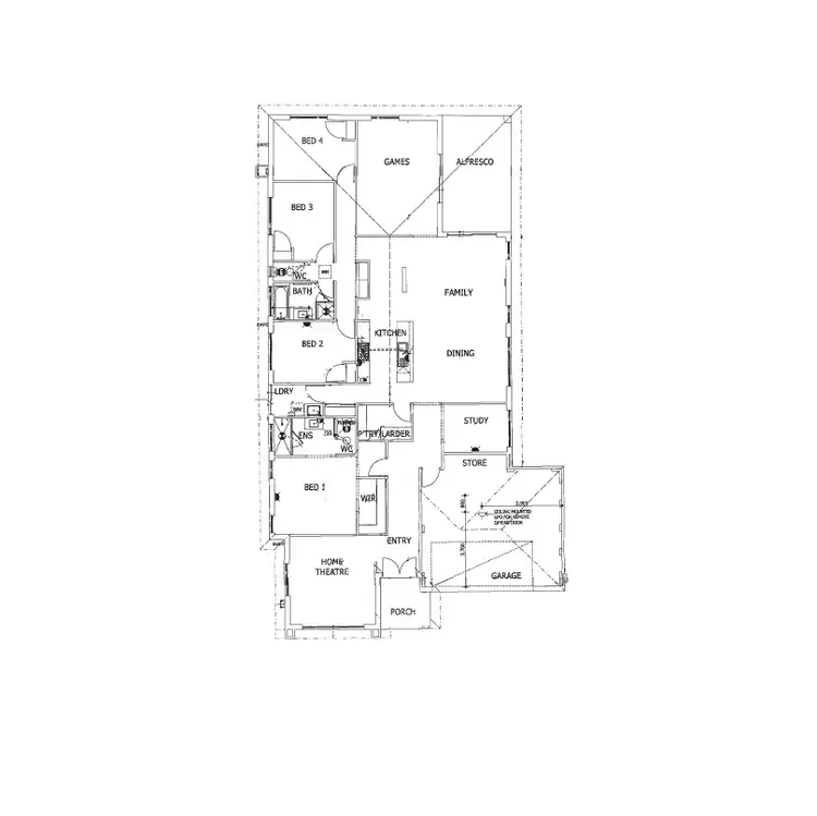 Floorplan of Homely house listing, 2 Jandu Street, Byford WA 6122