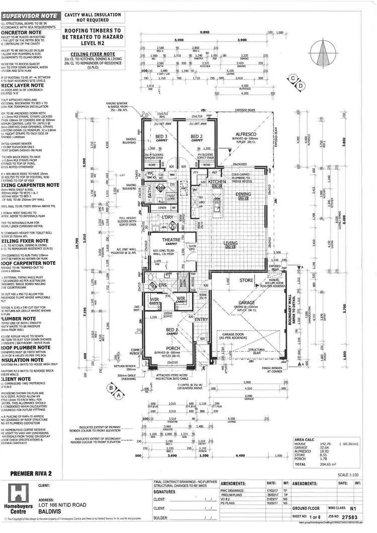Floorplan of Homely house listing, 5 Nitid Road, Baldivis WA 6171