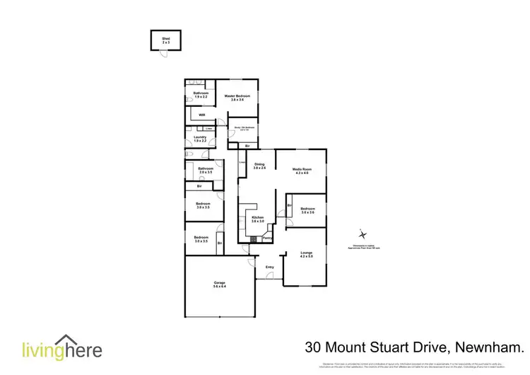 Floorplan of Homely house listing, 30 Mount Stuart Drive, Newnham TAS 7248