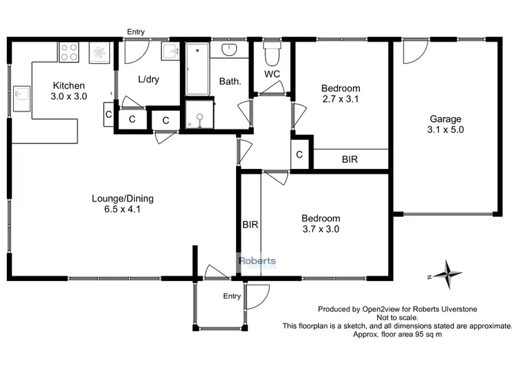 Floorplan of Homely unit listing, 7/200a Mount Street, Upper Burnie TAS 7320