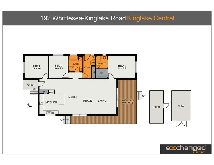 Floorplan of Homely house listing, 192 Whittlesea-Kinglake Road, Kinglake Central VIC 3757
