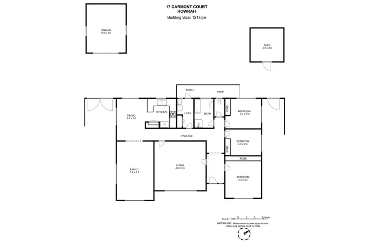 Floorplan of Homely house listing, 17 Carmont Court, Howrah TAS 7018