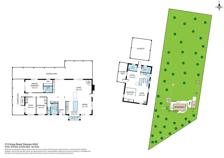 Floorplan of Homely house listing, 213 Grays Road, Doonan QLD 4562