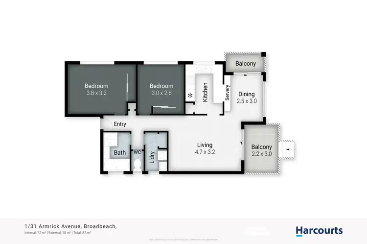Floorplan of Homely apartment listing, 1/31 Armrick Avenue, Broadbeach QLD 4218