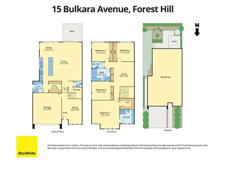 Floorplan of Homely house listing, 15 Bulkara Avenue, Forest Hill VIC 3131