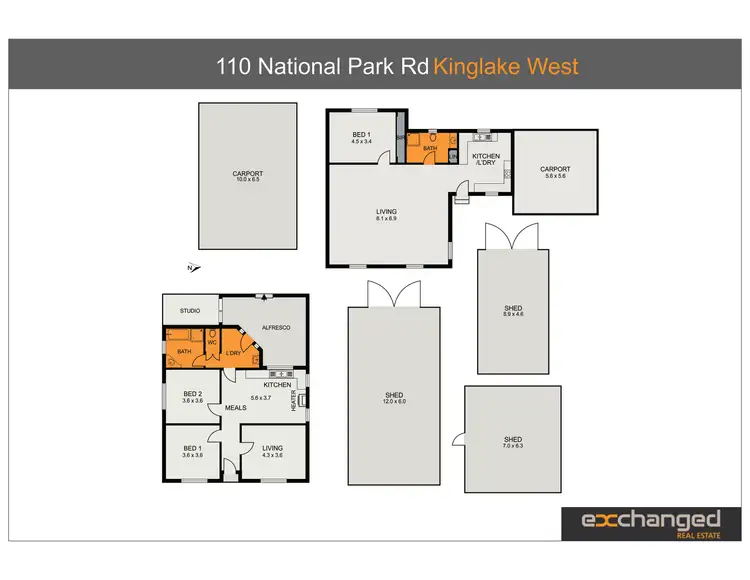 Floorplan of Homely house listing, 110 National Park Road, Kinglake West VIC 3757