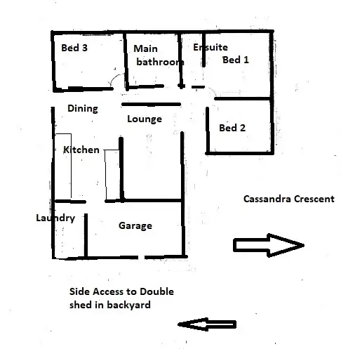 Floorplan of Homely house listing, 31 CASSANDRA CRESCENT, Urangan QLD 4655