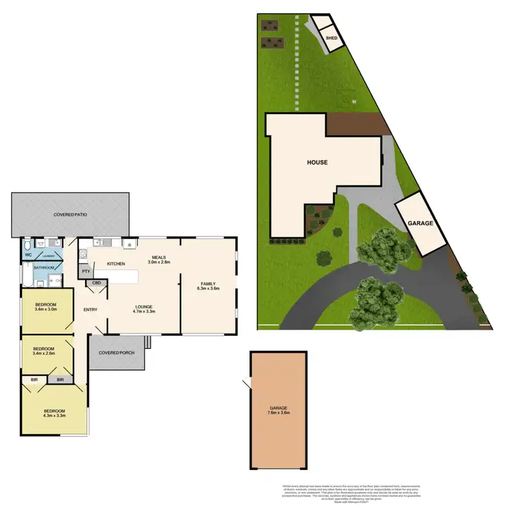 Floorplan of Homely house listing, 45 Acacia Road, Ferntree Gully VIC 3156