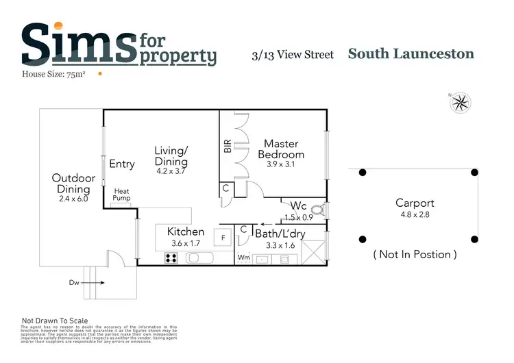 Floorplan of Homely house listing, 3/13 View Street, South Launceston TAS 7249