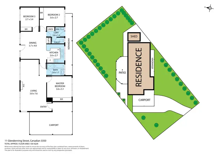 Floorplan of Homely house listing, 11 Glendenning Street, Canadian VIC 3350