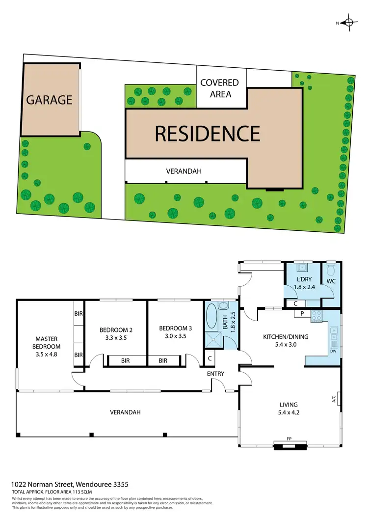 Floorplan of Homely house listing, 1022 Norman Street, Wendouree VIC 3355