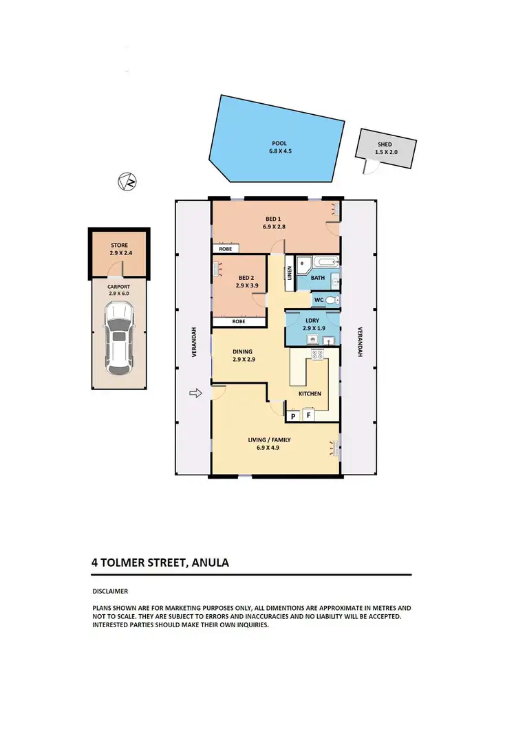 Floorplan of Homely house listing, 4 Tolmer Street, Anula NT 812
