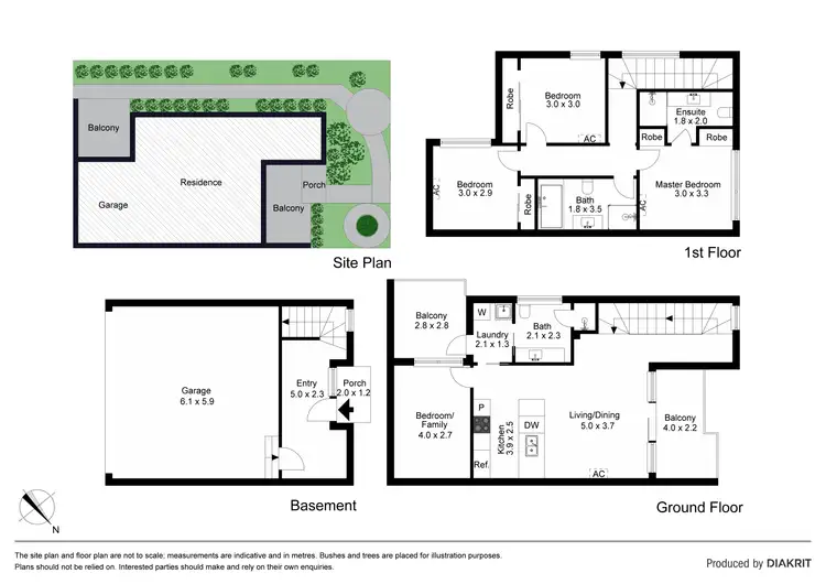 Floorplan of Homely townhouse listing, 11/7 Hay Street, Box Hill South VIC 3128