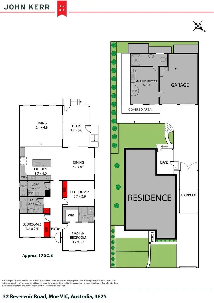 Floorplan of Homely house listing, 32 Reservoir Road, Moe VIC 3825