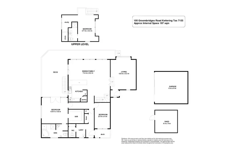 Floorplan of Homely house listing, 100 Groombridges Road, Kettering TAS 7155