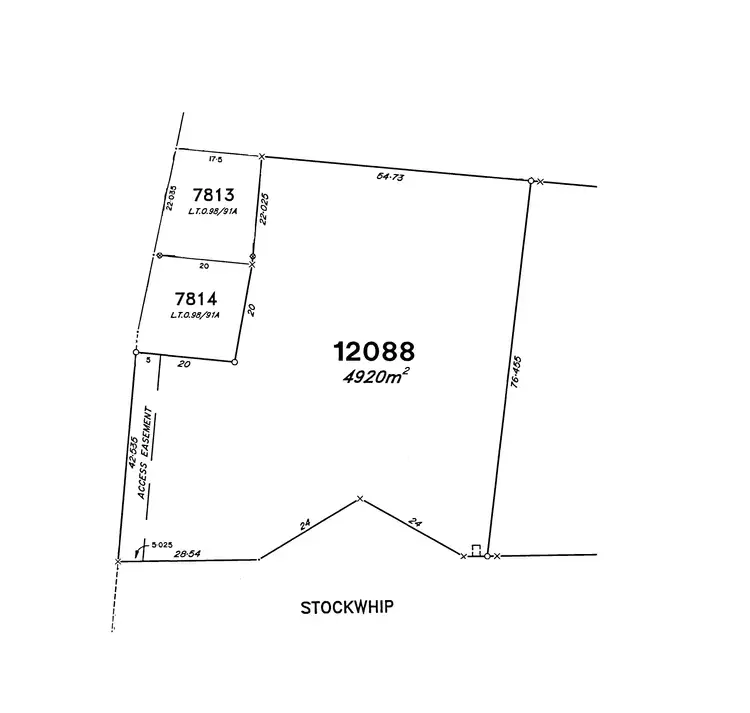 Floorplan of Homely land listing, 28 Stockwhip Drive, Marlow Lagoon NT 830