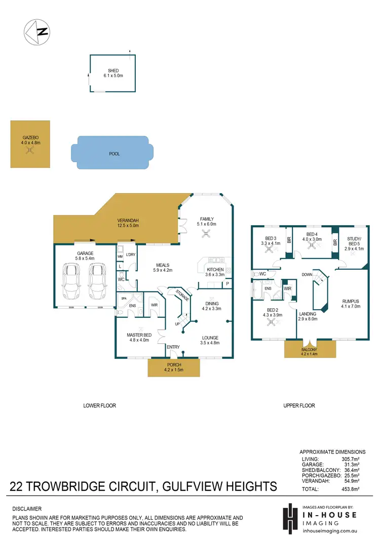 Floorplan of Homely house listing, 22 Trowbridge Circuit, Gulfview Heights SA 5096