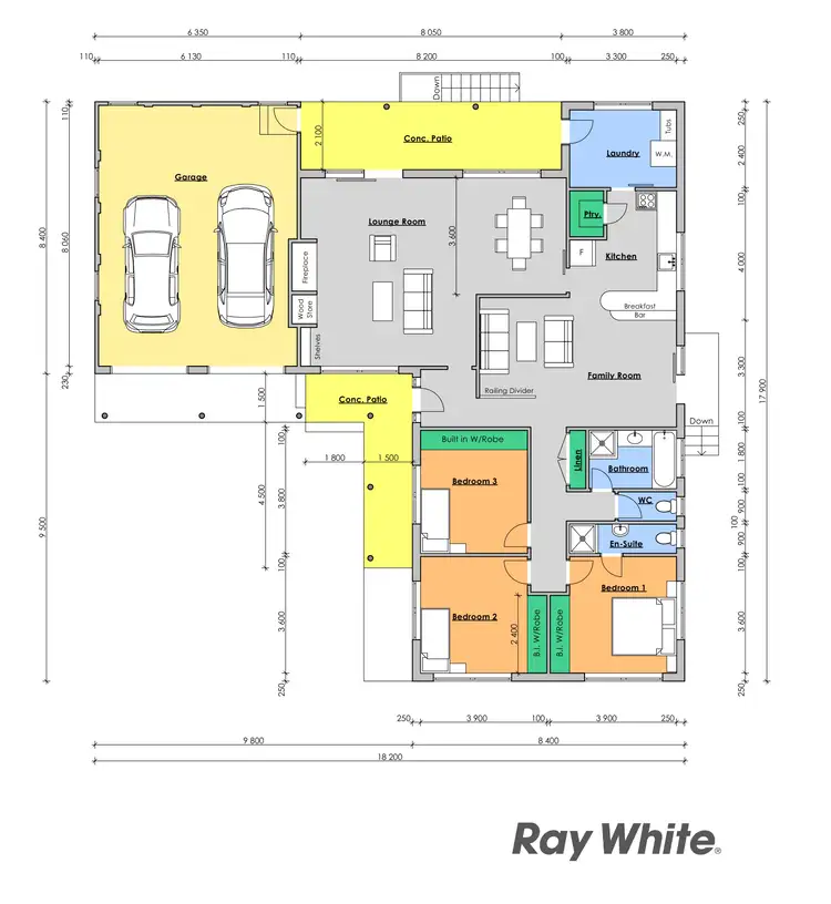 Floorplan of Homely rural property listing, 156 Clarkes Road, Tinonee NSW 2430