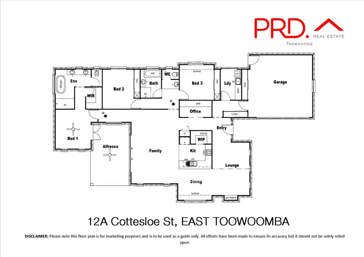 Floorplan of Homely unit listing, 2/12a Cottesloe Street, East Toowoomba QLD 4350