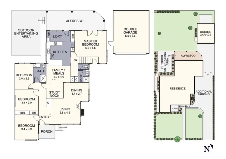 Floorplan of Homely house listing, 83 Bonnie View Road, Croydon North VIC 3136