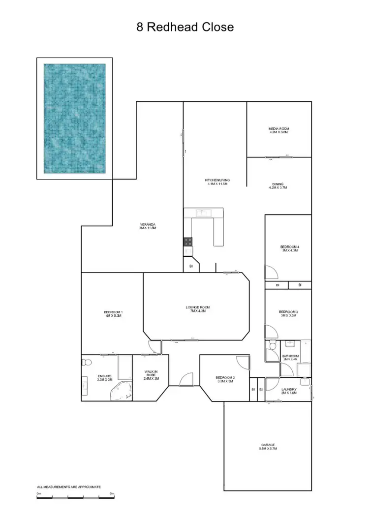 Floorplan of Homely house listing, 8 Redhead Close, Great Marlow NSW 2460