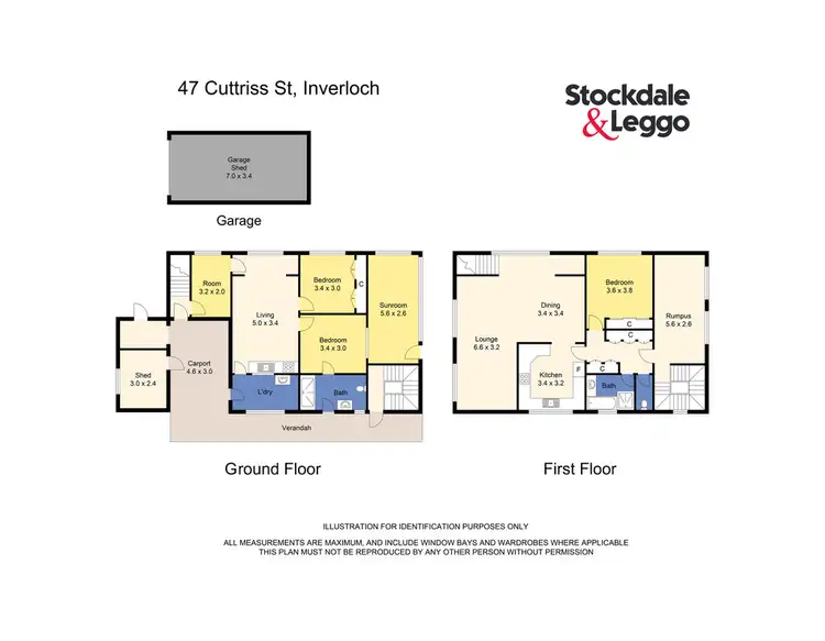 Floorplan of Homely house listing, 47 Cuttriss Street, Inverloch VIC 3996